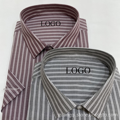 Stripe cvc OEM formal long sleeve shirt